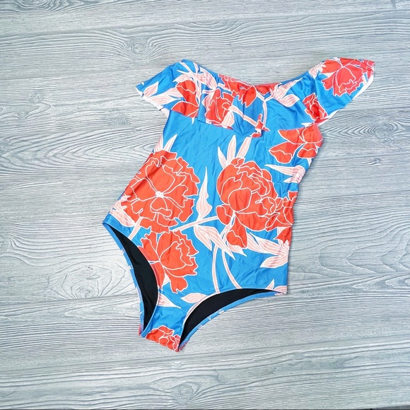 Mister Zimi Other - Mister Zimi One Shoulder Floral Swimsuit 8 NWOT